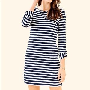 Lilly Pulitzer Blue and White Striped Dress